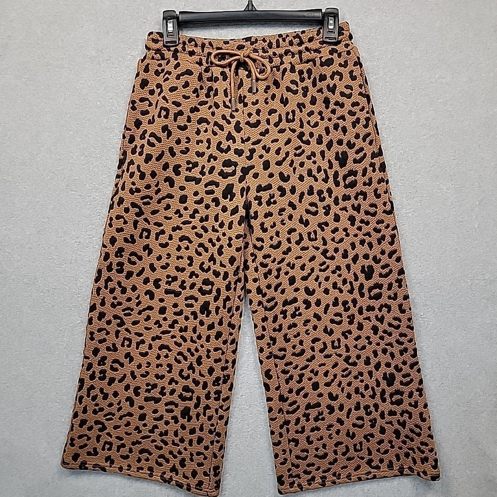 SSYS The Label Parker Set Two-piece Tan Animal Print Women's Small 4-6 Comfort‎ - Picture 9 of 15